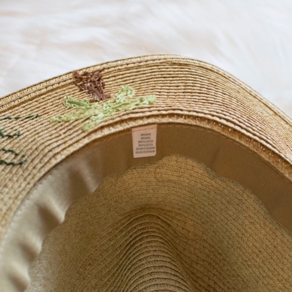 Embroidered Sun Hat Summer Straw Don\'t Throw Shade